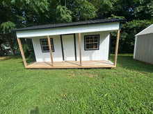 Load image into Gallery viewer, 12x20 White Utility Cabin