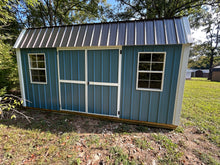 Load image into Gallery viewer, 10x16 Slate Blue Metal Barn