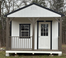 Load image into Gallery viewer, 12x24 White Utility Cabin