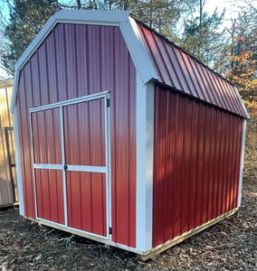 10x12 Red Metal Barn