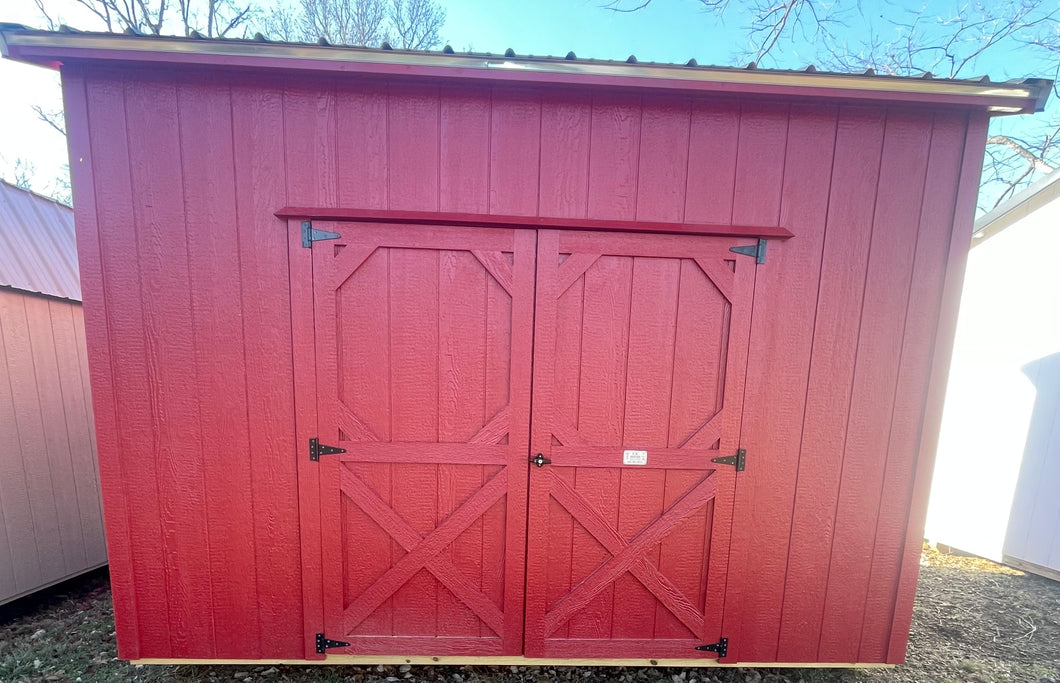 10x12 Remington Red Utility Shed