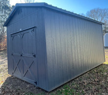 Load image into Gallery viewer, 10x16 Musk Grey Utility Shed
