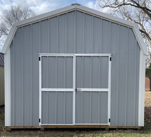 Load image into Gallery viewer, 12x16 Metal Grey lofted Barn
