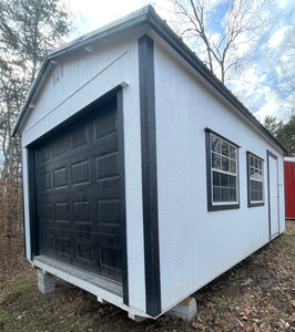 12x20 White Utility Garage