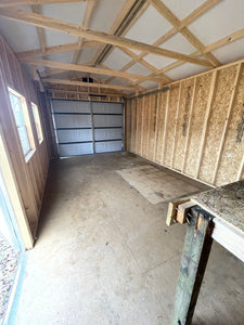 12x20 White Utility Garage