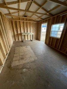 12x20 White Utility Garage