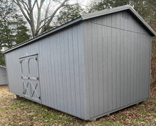 Load image into Gallery viewer, 12x24 Charcoal Utility Shed
