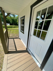 12x24 White Utility Cabin