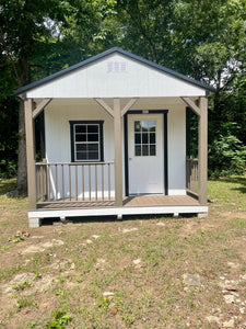 12x24 White Utility Cabin