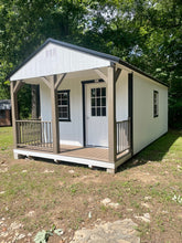 Load image into Gallery viewer, 12x24 White Utility Cabin
