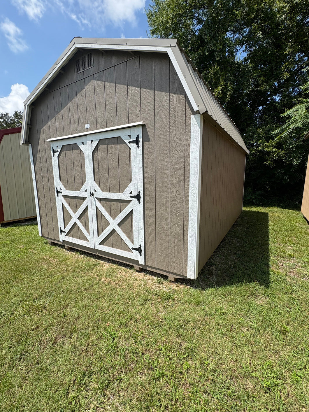 12x16 Buckskin Mini Barn