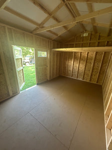 10x16 Tan Utility Building