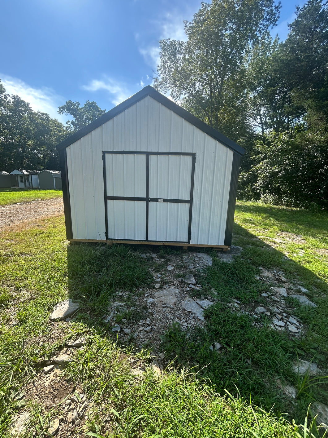 12x20 White Utility Shed