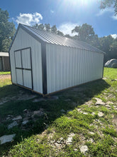 Load image into Gallery viewer, 12x20 White Utility Shed
