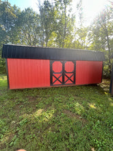 Load image into Gallery viewer, 12x24 Ruby Red Lofted Barn
