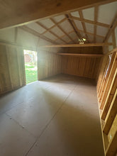 Load image into Gallery viewer, 12x24 Ruby Red Lofted Barn
