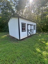 Load image into Gallery viewer, 12x16 White Utility Shed
