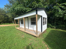 Load image into Gallery viewer, 12x20 White Utility Cabin
