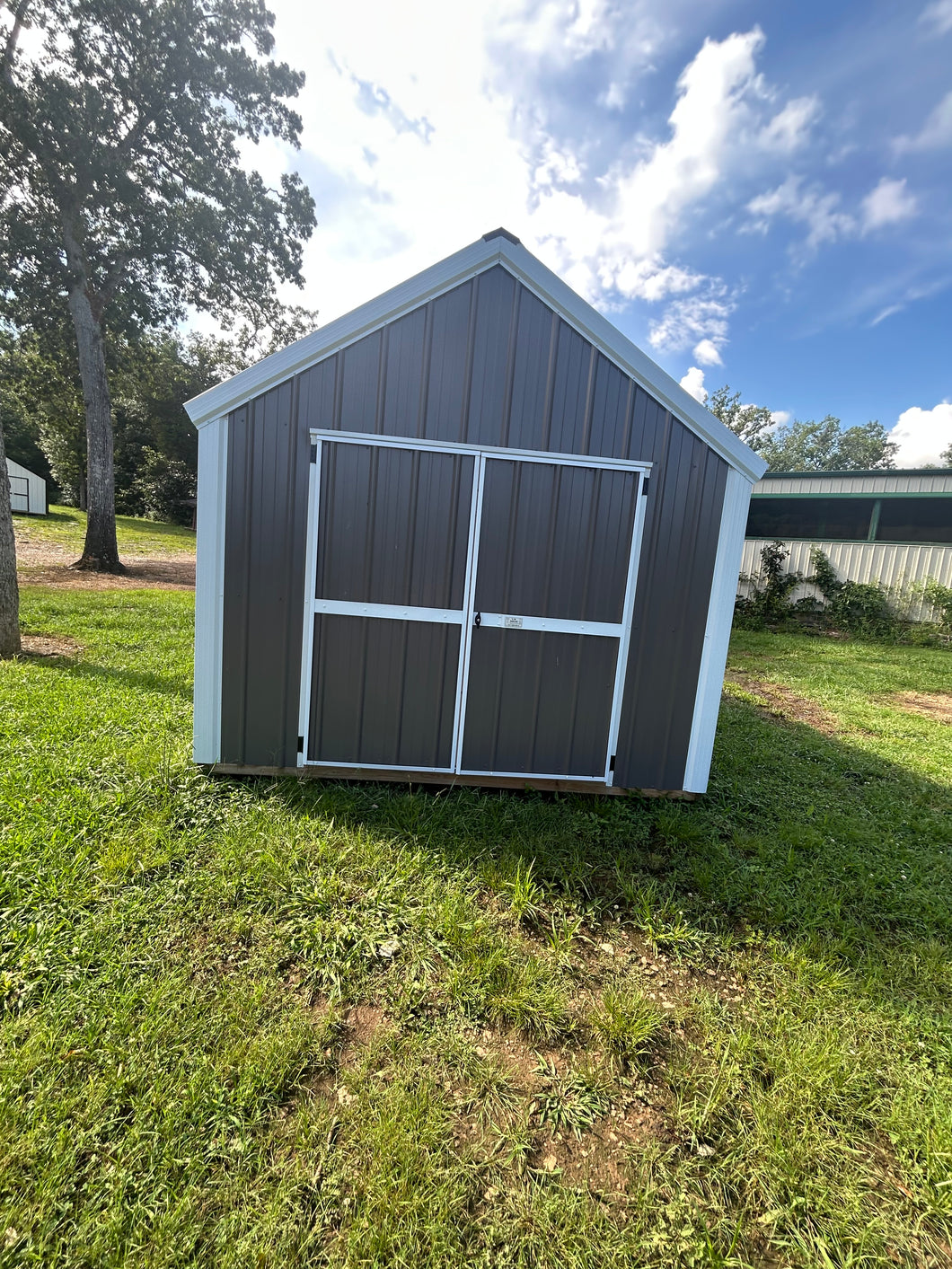 10x16 Charcoal Utility Shed