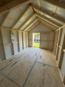 10x16 Charcoal Utility Shed