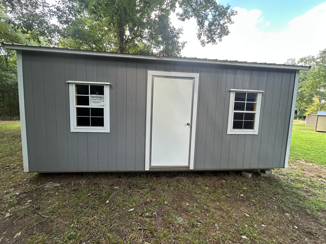 12x20 Grey Utility Garage
