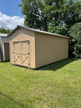 Load image into Gallery viewer, 10x20 Tan Utility Shed
