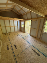 Load image into Gallery viewer, 10x16 Slate Blue Metal Barn
