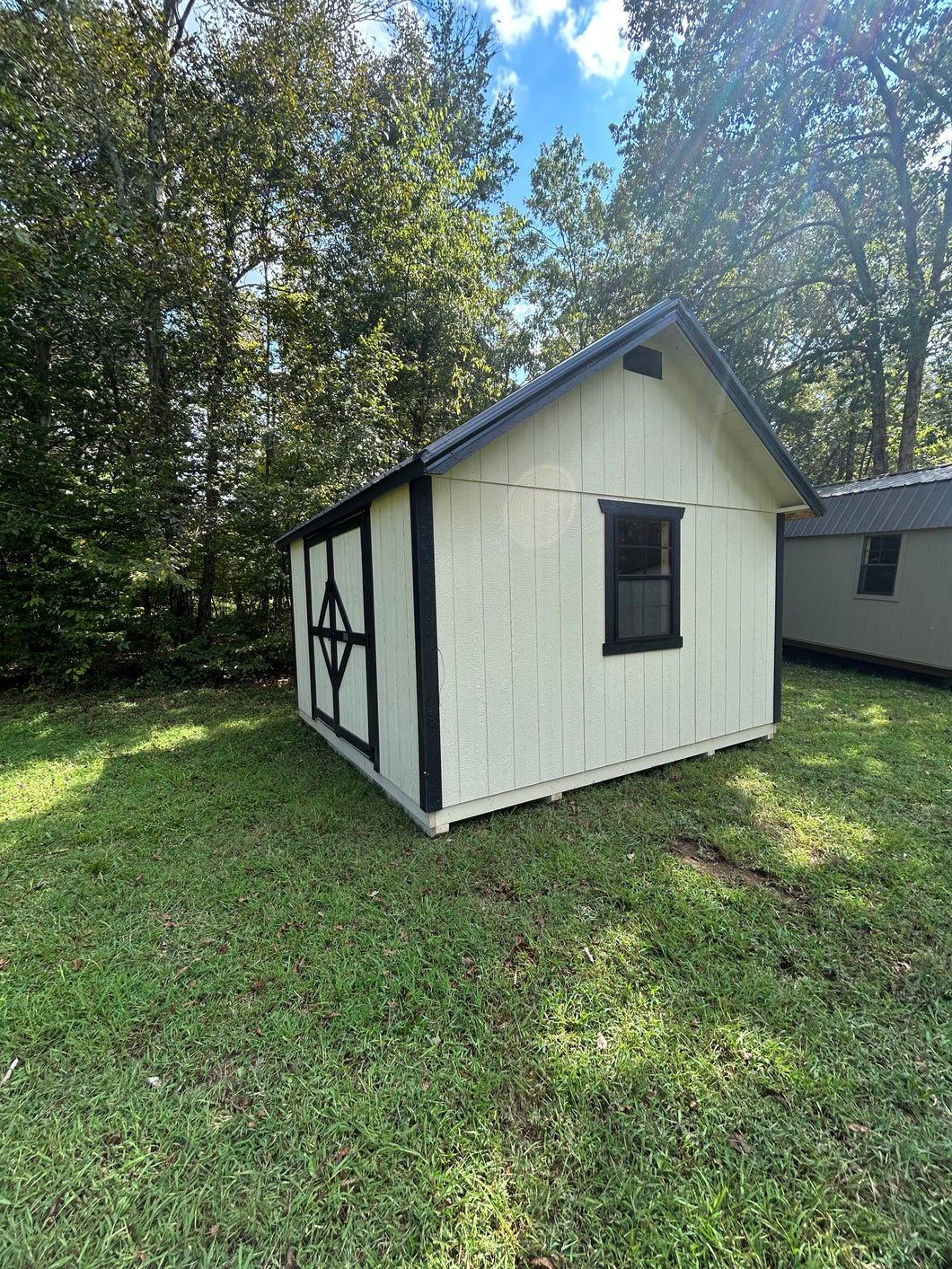 12x12 Light Stone Shed