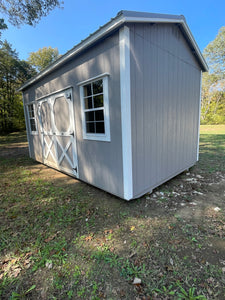 10x16 Pewter Gray Utility Shed