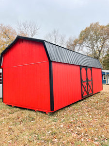 12x24 double lofted barn